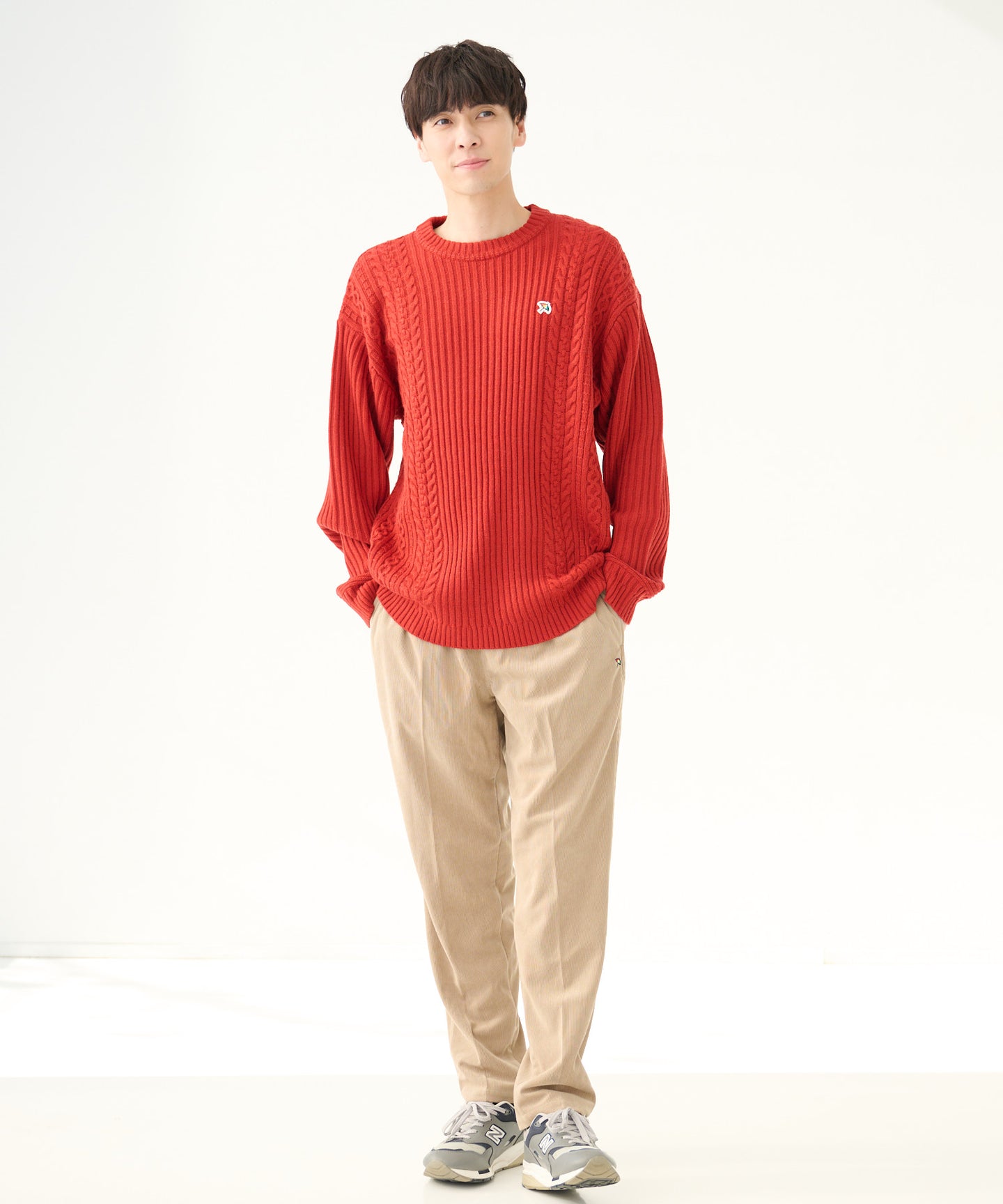 Arnold Palmer シェア ミックスパターン ニットプルオーバー